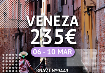 Aproveite já esta escapadinha para Veneza por apenas 235€ (com voo e hotel)
