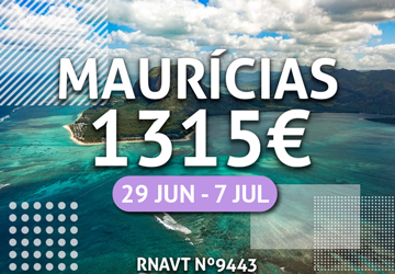 É a loucura: uma semana incrível nas ilhas Maurícias por 1315€ com tudo incluído