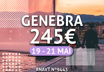 Aproveite este fim de semana em Genebra por 245€ por pessoa
