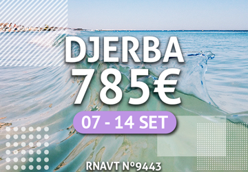 Temos umas férias de sonho na Tunísia por apenas 785€ (com voo e hotel incluídos)