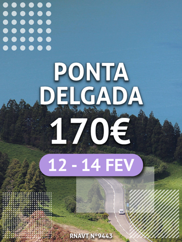 Última chamada: Lisboa-Açores por apenas 170€ no Dia dos Namorados