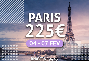 Temos um fim de semana prolongado em Paris por 225€ (com voos e hotel)