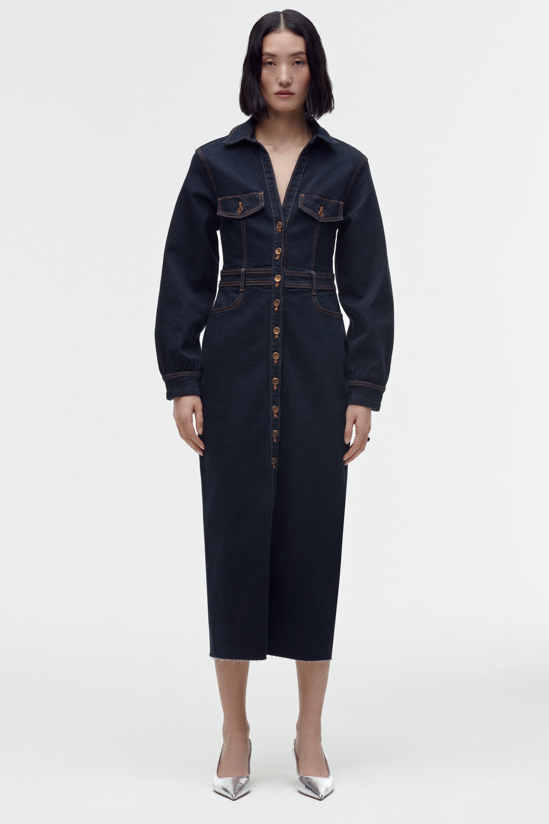 Vestido de ganga