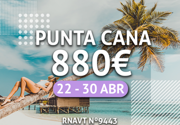 Aproveite este pacote tudo incluído para a República Dominicana por 880€