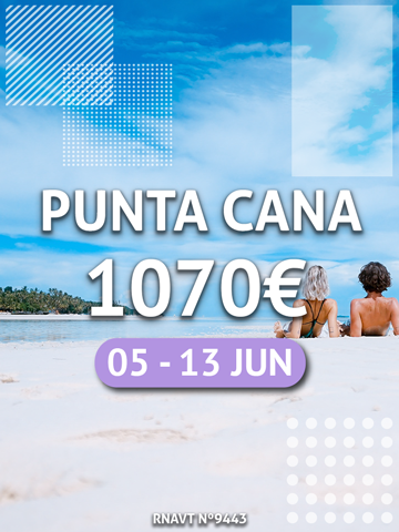 O paraíso nunca esteve tão perto: temos 7 noites em Punta Cana por 1070€