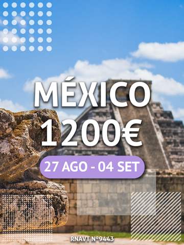 Last call: uma semana no México por apenas 1200€ (com tudo incluído)