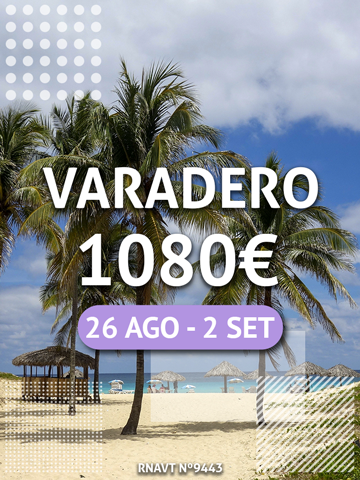 Faça as malas e vá até Cuba por apenas 1080€ com tudo incluído