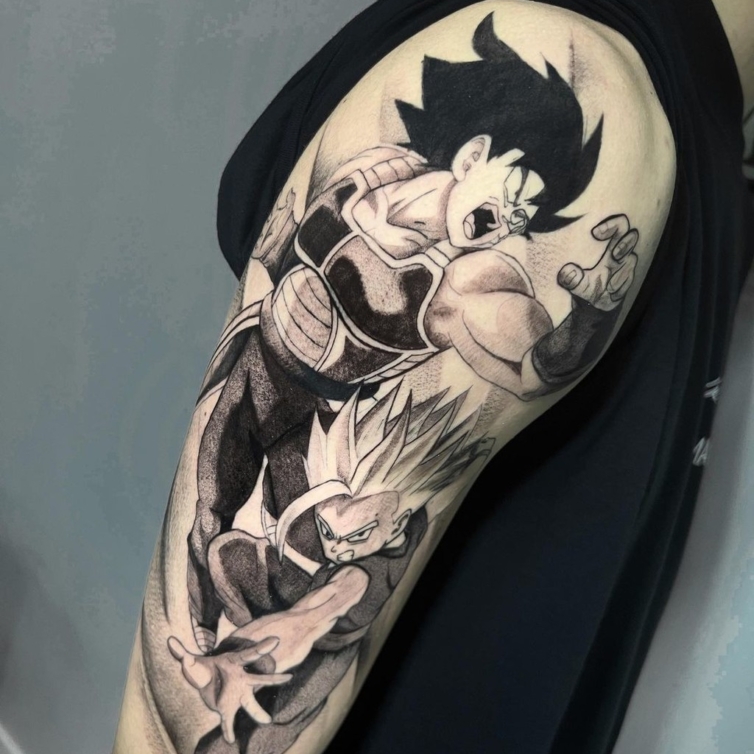 Vegeta  Desenhos preto e branco, Desenho de anime, Desenho