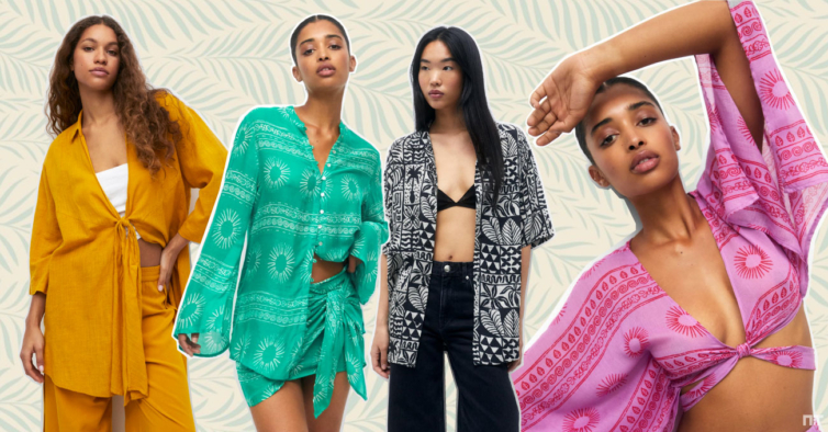 A camisa descontraída e leve para fazer matchy matchy este verão