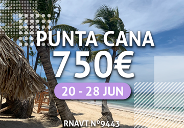 Largue tudo e reserve já esta viagem a Punta Cana por 750€ com tudo incluído