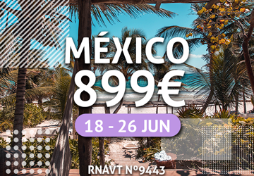 Faça as malas: esta viagem ao México com tudo incluído só custa 899€ 