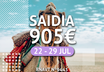 Temos mais um pacote tudo incluído para Marrocos por apenas 905€