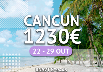Explore os recantos de Cancún por apenas 1230€ com tudo incluído