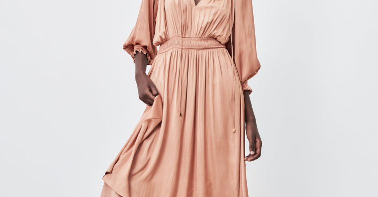 Vestido mangas bufantes