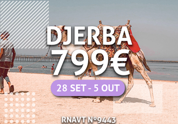 Esta semana em Djerba custa apenas 799€ com tudo incluído