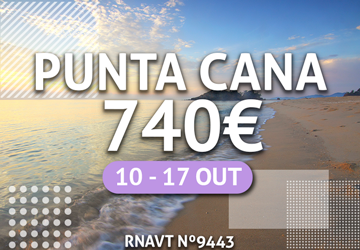 Esta semana em Punta Cana custa apenas 740€ com tudo incluído