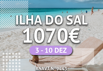 Fuja do frio e vá até à Ilha do Sal por 1070€ com tudo incluído