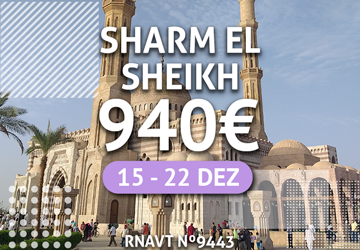 Conheça o Egito por apenas 940€ com tudo incluído num hotel de 5 estrelas