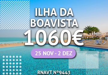 Este pacote tudo incluído leva-o até à Ilha da Boavista por apenas 1060€