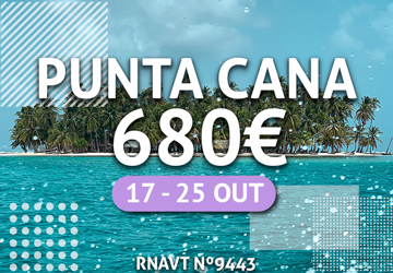 Aproveite esta semana em Punta Cana por apenas 680€ com tudo incluído