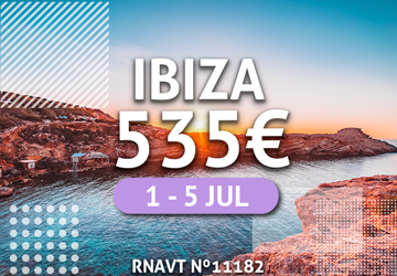 Aproveite a Ciber Week e vá a Ibiza por apenas 535€ por pessoa
