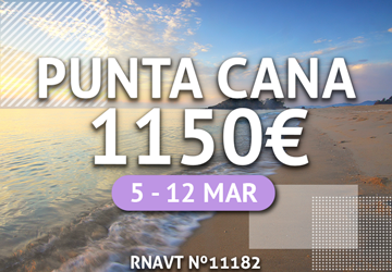 Prepare-se para umas férias incríveis em Punta Cana por 1150€ com tudo incluído