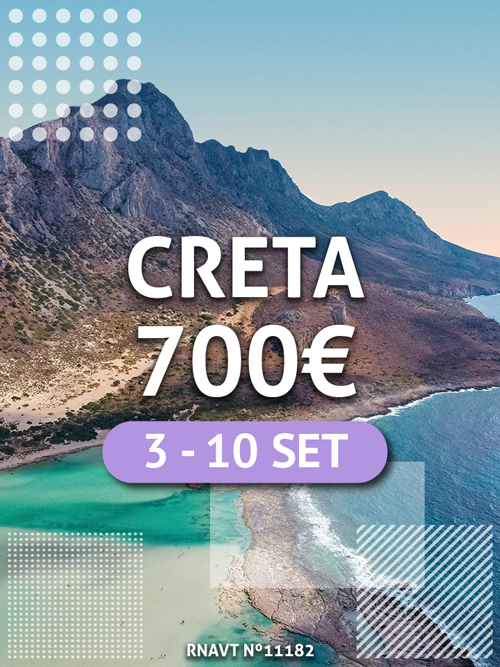 A Grécia está à sua espera: viaje para Creta por 700€ com tudo incluído