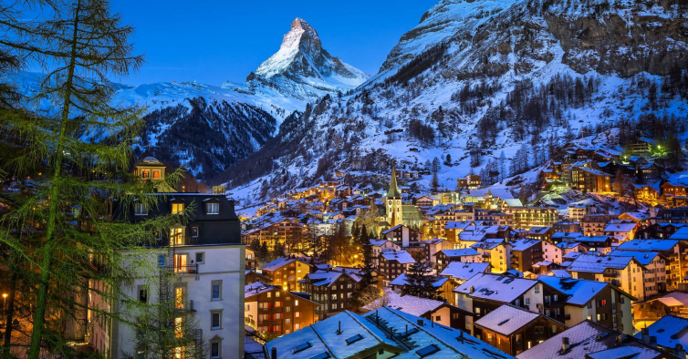 Janeiro: Zermatt, Suíça
