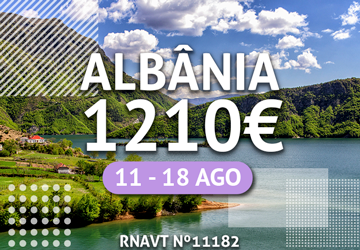 Atenção, viajantes: temos um pacote tudo incluído para a Albânia por 1210€