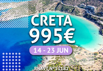 Conheça a maior ilha da Grécia por apenas 995€ com tudo incluído
