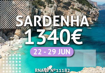 Fãs de praia, temos uma viagem para a Sardenha por 1340€ (com voos e hotel)