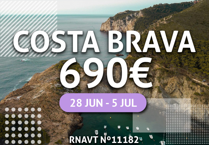 Esta viagem pelas praias da Costa Brava custa apenas 690€