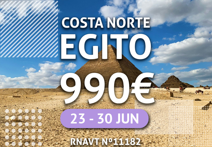 Esta viagem ao Egito com tudo incluído custa apenas 990€