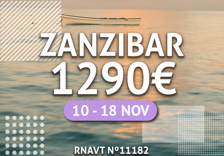 Temos umas férias em Zanzibar por apenas 1290€