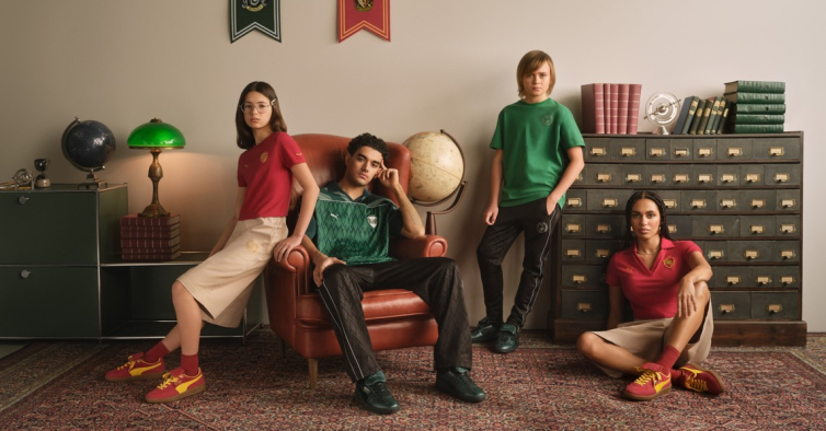 Atenção, potterheads: a nova coleção da PUMA é inspirada nas quatro casas de Hogwarts