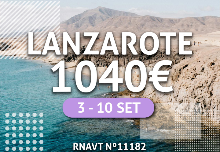 Descubra uma das Ilhas Canárias e as suas paisagem vulcânicas por 1040€