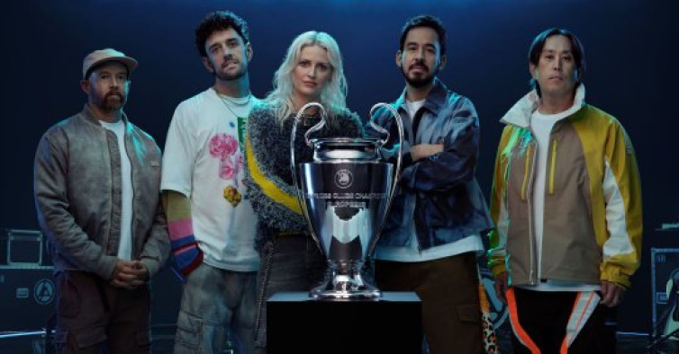 Linkin Park é a banda escolhida para atuar na final da Liga dos Campeões