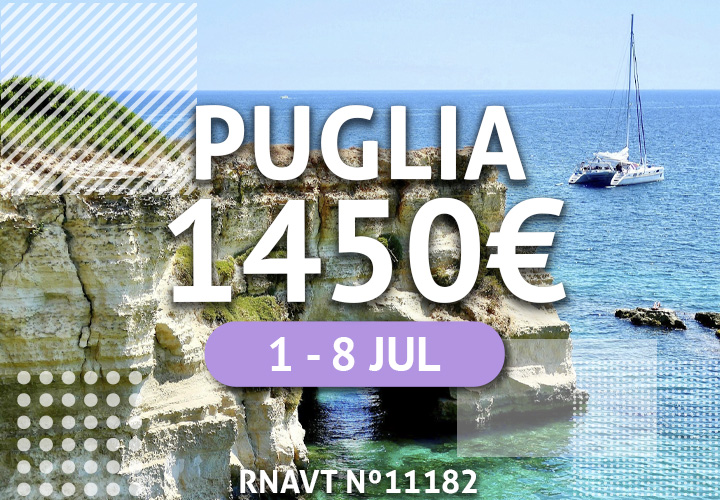 Descubra a maravilhosa costa sul da Itália por apenas 1450€ com tudo incluído