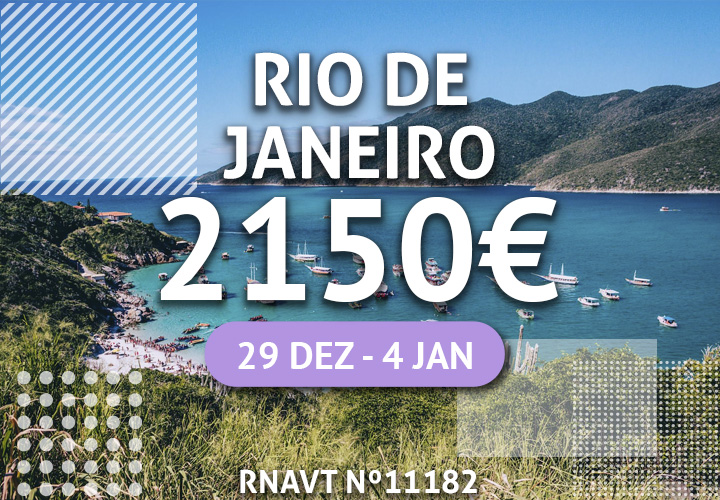 A inesquecível Passagem de Ano no Brasil por apenas 2150€