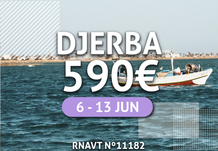 Temos uma viagem para Djerba com tudo incluído por 590€