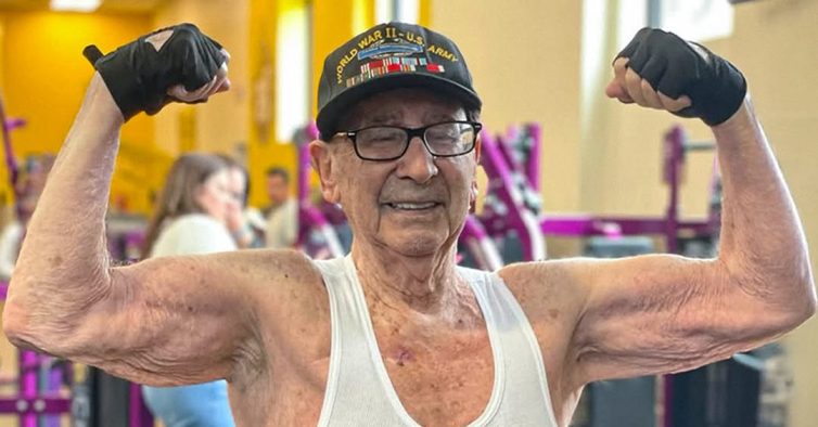 Aos 100 anos, este veterano da Segunda Guerra Mundial é o bodybuilder mais velho do mundo