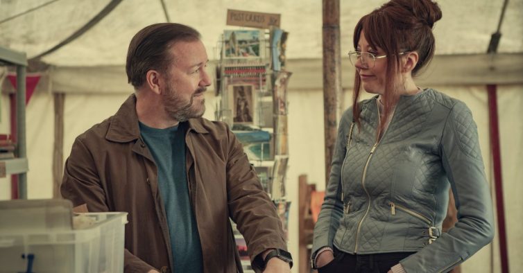 Ricky Gervais revelou que vem aí um novo projeto com alguns dos colegas de “After Life”