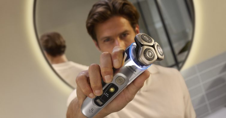 A nova máquina com inteligência artificial para barbear abaixo do nível da pele