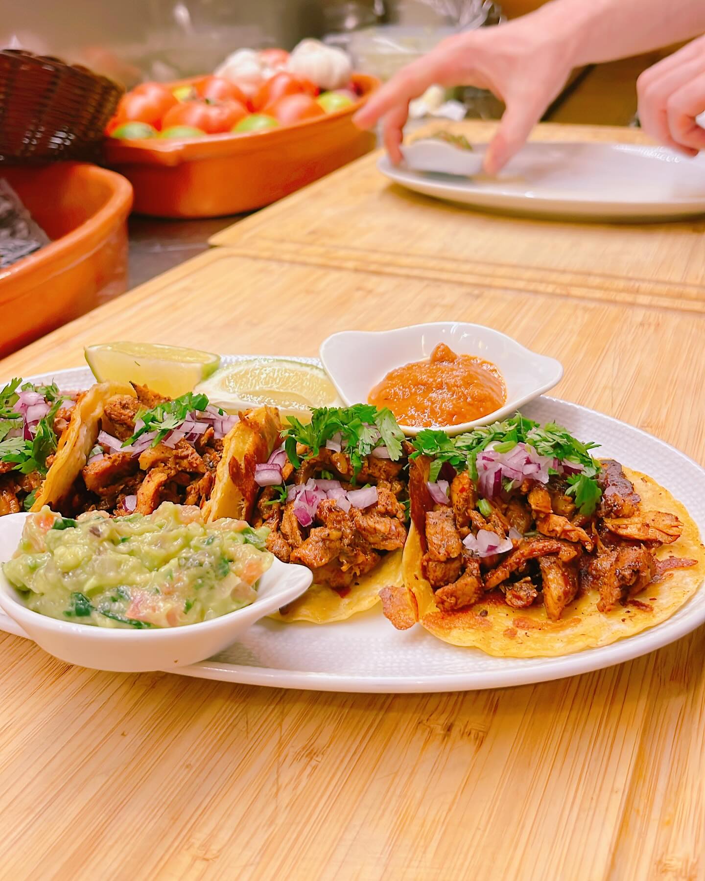 Os famosos tacos Al Pastor