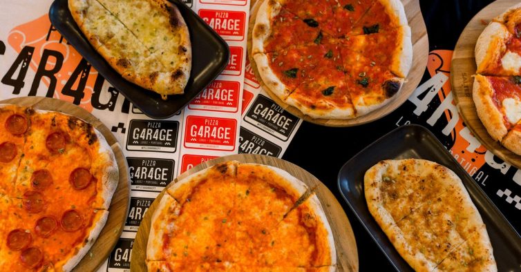 A garagem que deu lugar a uma pizzaria com apenas 4 opções no menu